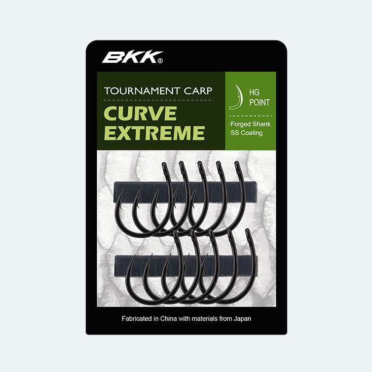 BKK TOURNAMENT CARP CURVE EXTREME HOOKS