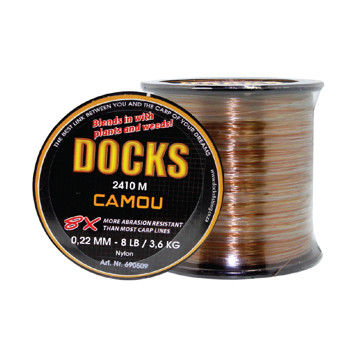 DOCKS CAMOU BROWN NYLON LINE