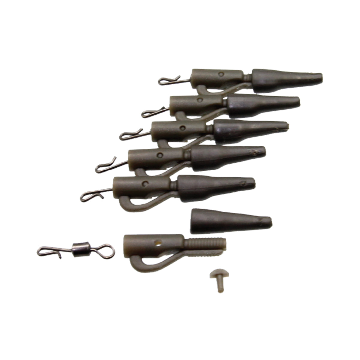 DOCKS SAFETY LEAD CLIPS WITH PIN & QUICK CHANGE SWIVEL
