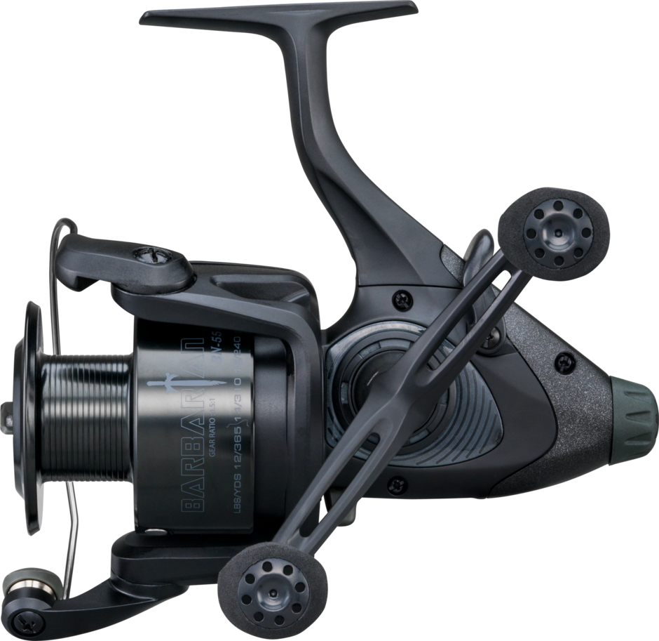 OKUMA BARBARIAN BLACK BAITFEEDER REEL