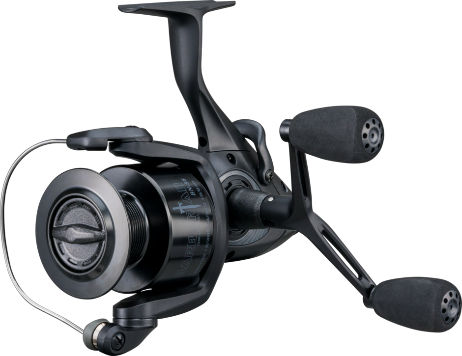 OKUMA BARBARIAN BLACK BAITFEEDER REEL
