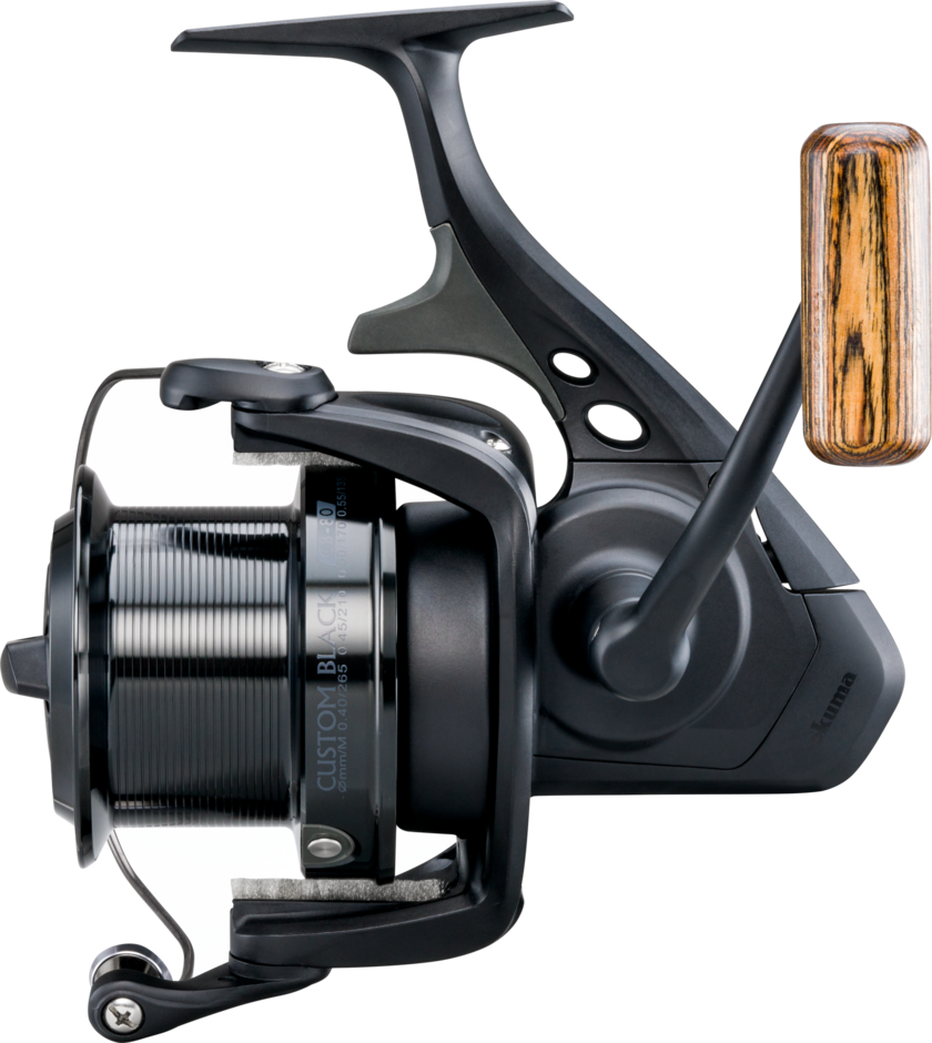 OKUMA CUSTOM BLACK FRONT DRAG SPINNING REEL