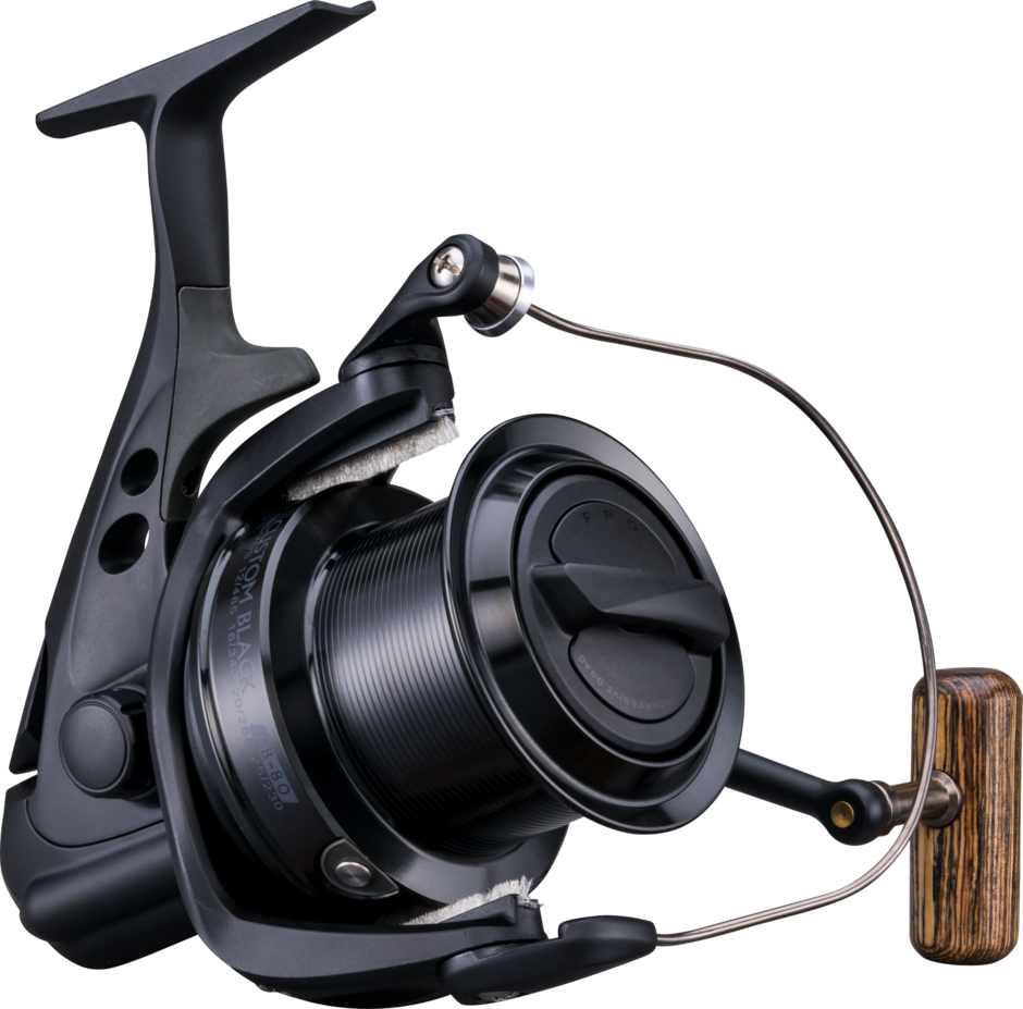 OKUMA CUSTOM BLACK FRONT DRAG SPINNING REEL