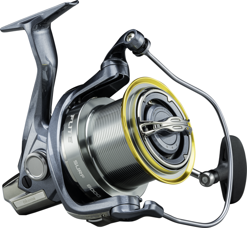OKUMA FLITE SURF LONG CAST FRONT DRAG SPINNING REEL