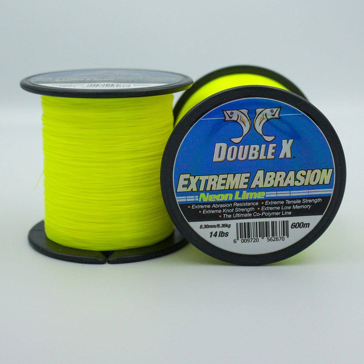 DOUBLE X EXTREME ABRASION LINE - NEON LIME
